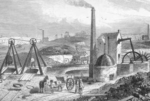 Staffordshire Colliery from Cyclopaedia of Useful Arts and Manufactures, edited by Charles Tomlinson, c.1880s by William Henry Prior