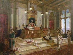 The Maharajahs Favourite, c.1870 by Charles Albert Pesnelle