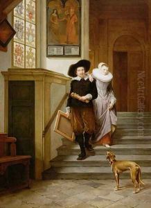 Frans Hals 1580-1666 and His Wife Lysbeth Reyniersdr by Gerrit Postma