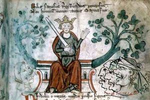 Ms Royal 20 A11 Richard I 1157-99 The Lion-Heart, from Historia Major, c.1240