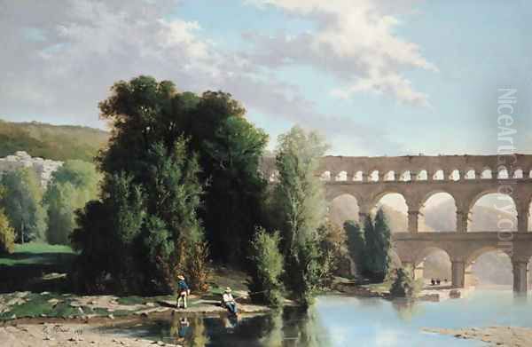 View of the Pont du Gard, 1859 - view 1
