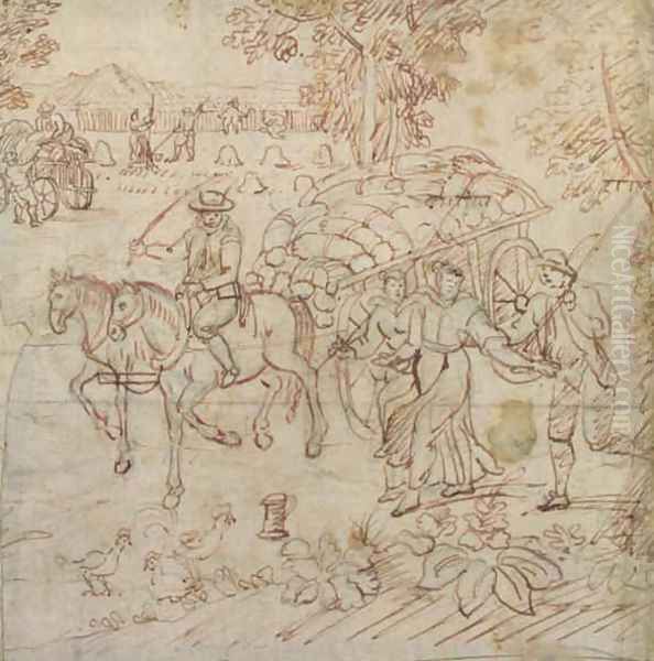 Landscape with Harvesters Returning Home, c.1595-1605 - view 1