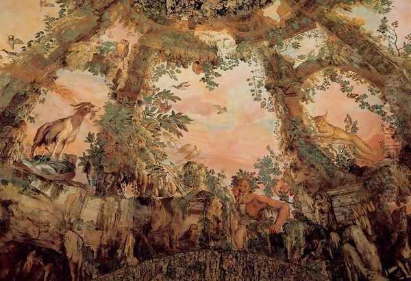 Ceiling fresco - view 1