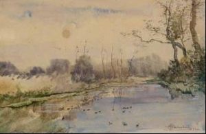 Paesaggio Autunnale by Pompeo Mariani