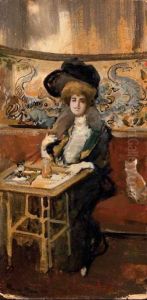 Signora Al Bar Etoile A Milano