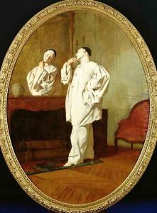 Portrait of Charles Deburau 1829-73 by Jean Pezous