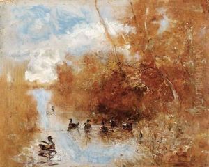 Stagno Alla Zelata by Pompeo Mariani