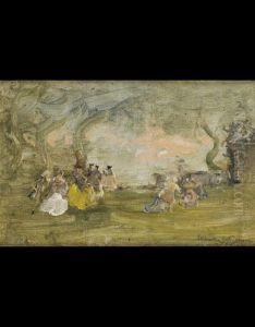 Festa In Giardino by Pompeo Mariani