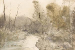 Paesaggio Lacustre by Pompeo Mariani