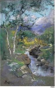 Paesaggio by Pompeo Mariani