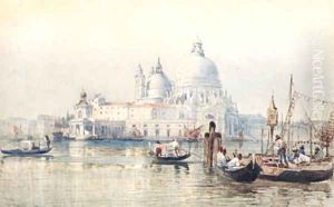 Santa Maria della Salute, Venice by William Henry Pike