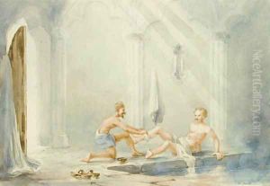 Turkish Baths including by William Prinsep