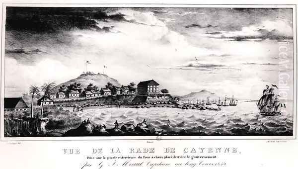 View of Cayenne Harbout, Guyana, 1839 - view 1