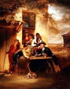 The Battle of the Nile - old sailors reminiscing by Henry James Pidding