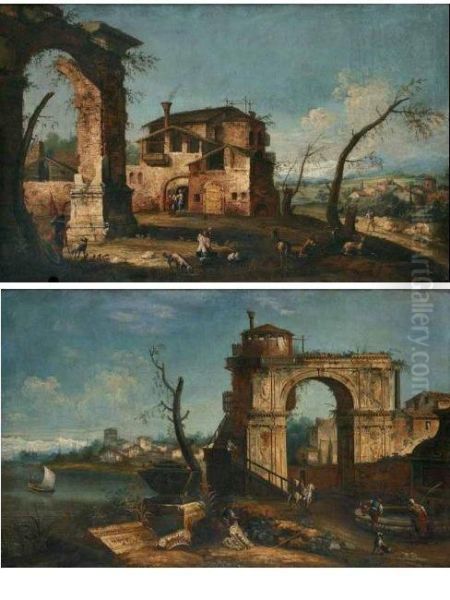 Arco Classico In Rovina E Case Rustiche - view 1