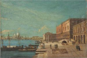 The Doge's Palace And The Bacino San Marco