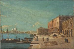 The Doge's Palace And The Bacino San Marco, Venice