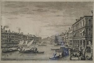 Ponte Di Rialto by Michele Marieschi