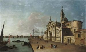 The Bacino, Venice, With San Giorgio Maggiore, Looking Towards Theriva Degli Schiavone by Michele Marieschi