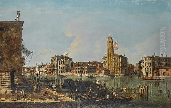 The Entrance To The Cannaregio With San Geremia And Its Campanile - view 1