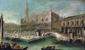 The Doge's Palace And The Bacino Di San Marco, Venice by Michele Marieschi