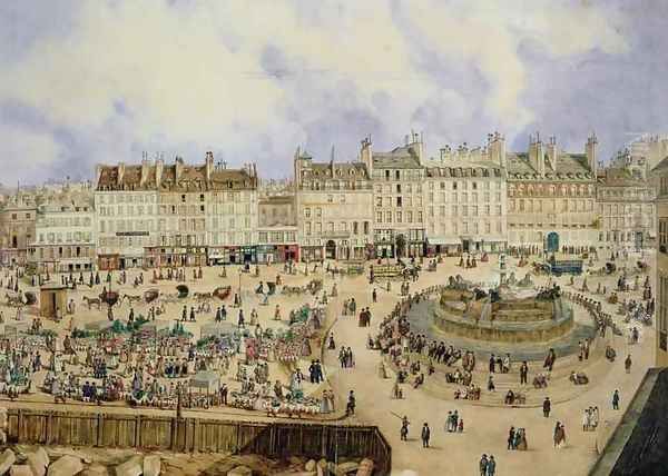 View of the Place de la Republique and the Fountain, 1848 - view 1