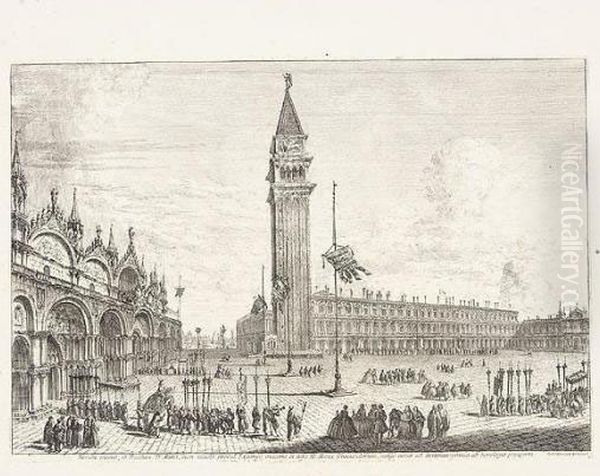 Piazza S Marco; The Piazzetta; And Campo Ss Giovanni E Paolo (maurorer 20; 11; And 13) - view 1