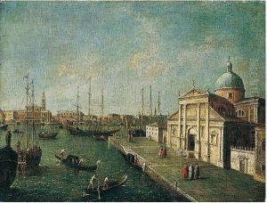 Venice, A View Of San Giorgio
Maggiore With The Bacino Beyond And The Riva Degli Schiavoni In The
Distance, Looking North by Michele Marieschi