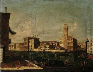 Venice, A View Of The Grand Canal In Venice At The Entrance To The Cannareggio by Michele Marieschi
