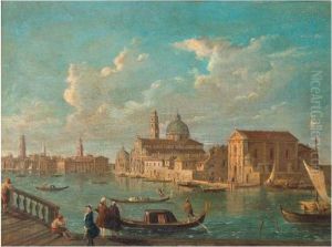 Venice, A View Of The Isola Di San Michele From Murano by Michele Marieschi