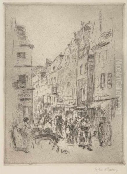 Rue Mouffetard, Paris - view 1