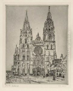 Chartres Cathedral by John Marin