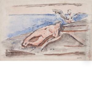 Nude On A Beach