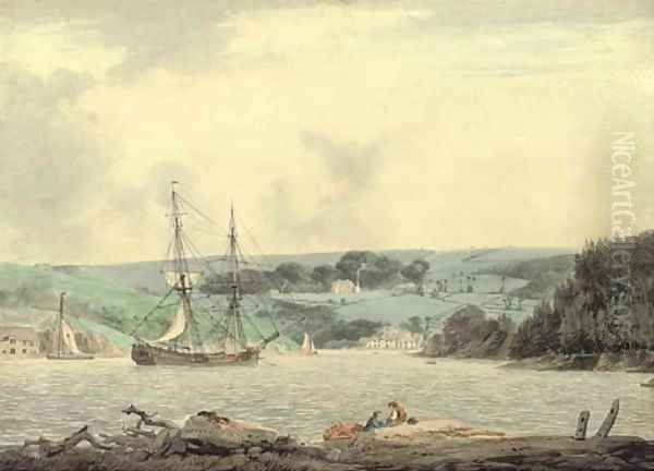 Belle Vue from the passage at Cap Down, River Tamar, Cornwall - view 1