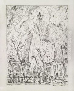Woolworth Building by John Marin
