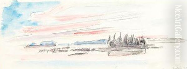 Sunset, Cape Split, Maine - view 1