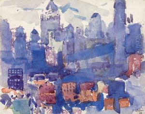 Lower New York From The Bridge by John Marin