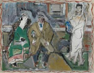 Two-company; Third-crowd (waiting) by John Marin