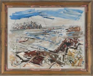 New York Series: From Weehawken Heights by John Marin