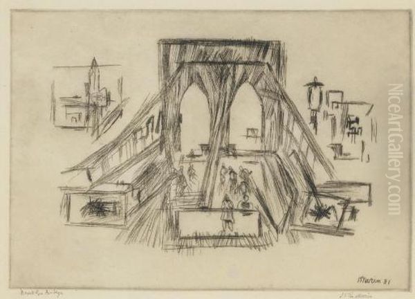Approach To The Bridge (z. 154) - view 1