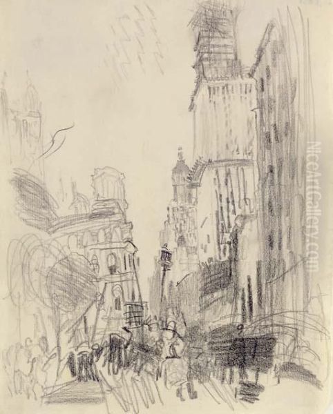 Woolworth Building In Construction - view 1