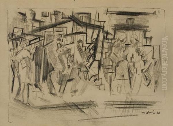 Untitled (figures Downtown, New York City) - view 1