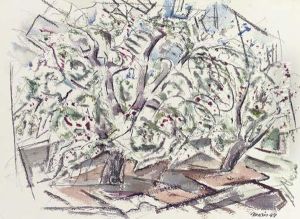 Apple Orchard In Bloom by John Marin