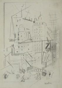 New York City Abstraction by John Marin