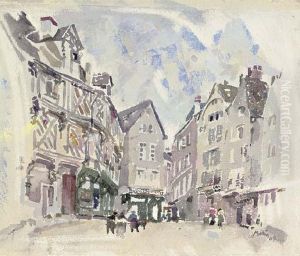 Old Houses, Chartres by John Marin