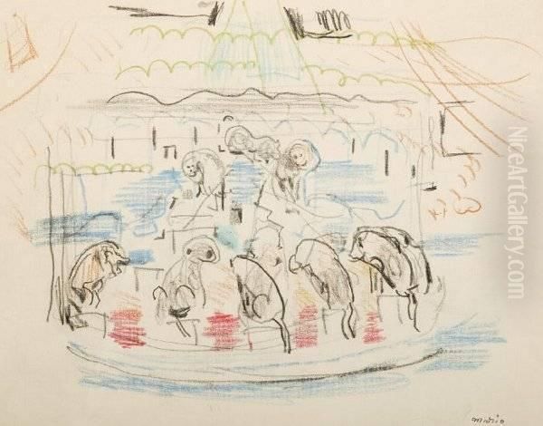 John Marin . Circus Lions - view 1