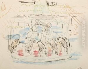 John Marin . Circus Lions by John Marin