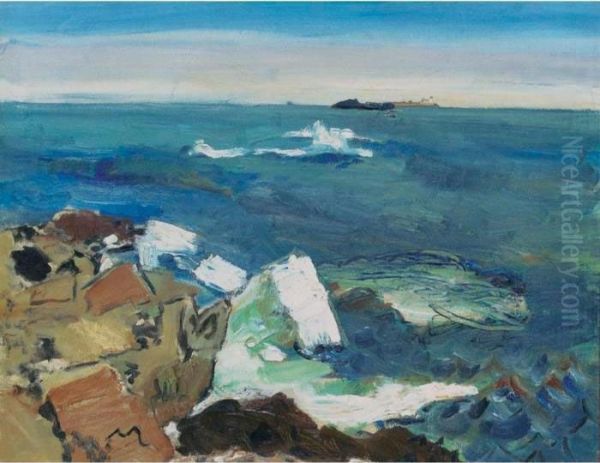 Head Of Cape Split Looking Toward Nash Island (seascape) - view 1