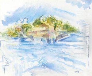 Marin Island, Small Point, Maine (maine Landscape) by John Marin
