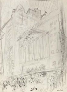 New York Stock Exchange by John Marin